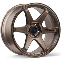 Enkei T6R 18x8 45mm Offset 5x100 Bolt Pattern 72.6 Bore Matte Bronze Wheel - JDMuscleNon - Categorizedenk539-880-8045ZP