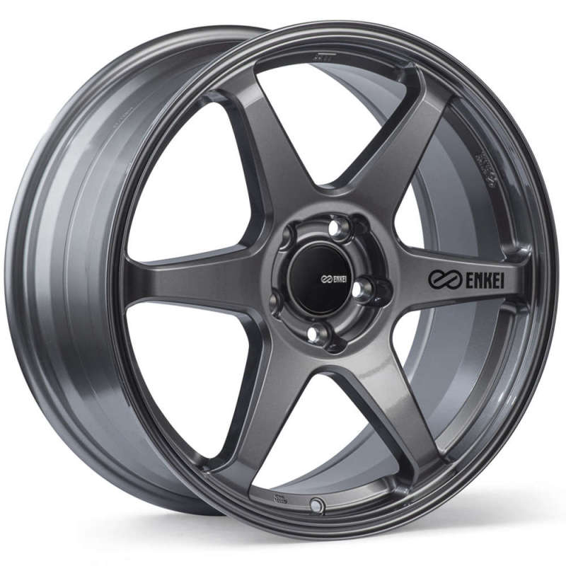 Enkei T6R 18x8 45mm Offset 5x112 Bolt Pattern 72.6 Bore Gloss Gunmetal Wheel - JDMuscleNon - Categorizedenk539-880-4445GM