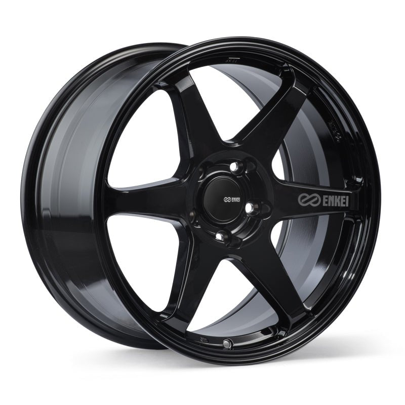Enkei T6R 18x9.5 38mm Offset 5x114.3 Bolt Pattern 72.6 Bore Matte Black Wheel - JDMuscleNon - Categorizedenk539-895-6538BK