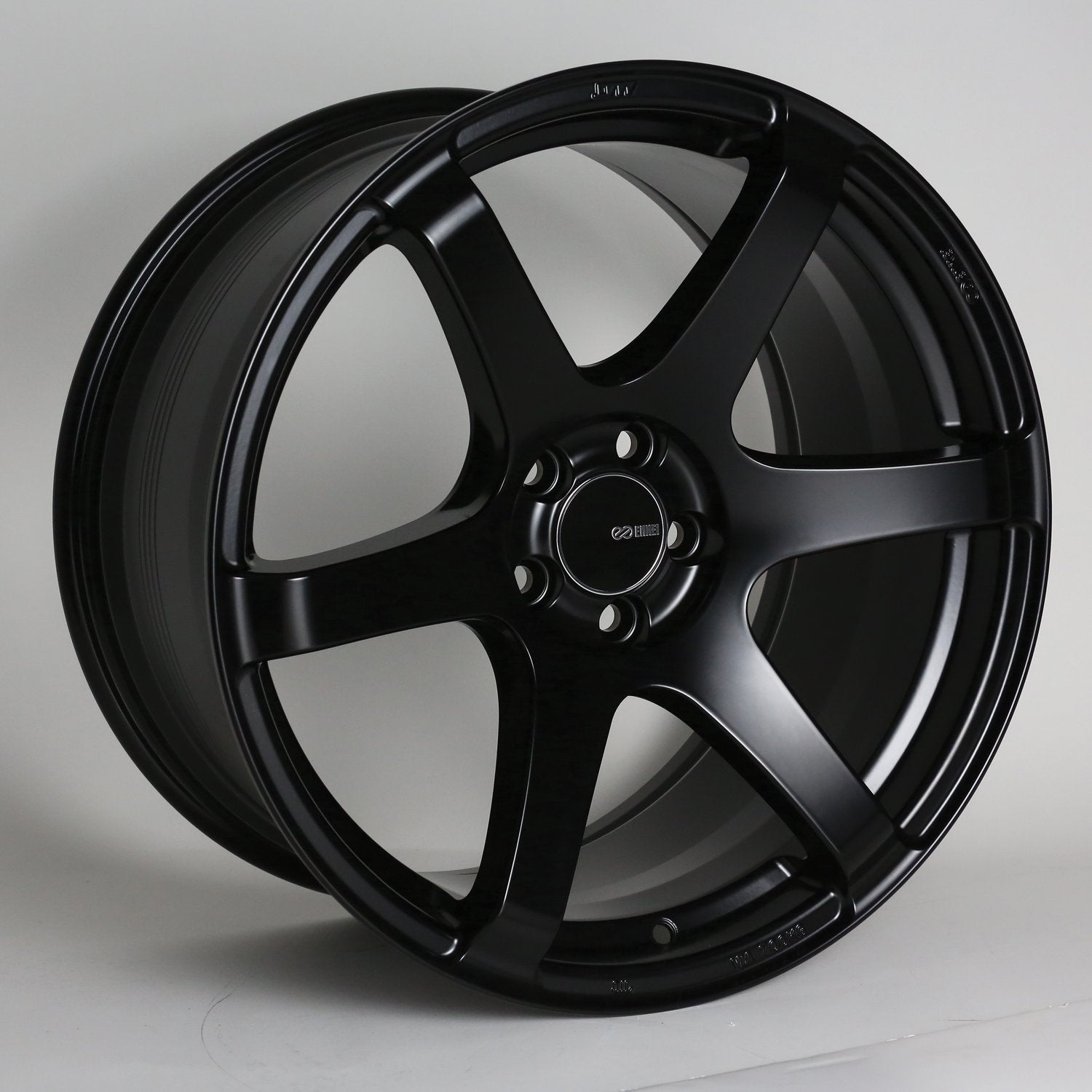 Enkei T6S 17x8 +35mm 5x114.3 72.6 - Black Paint (485-780-6535BK)-enk485-780-6535BK-485-780-6535BK-Wheels-Enkei-17x8-+35mm-5x114.3-JDMuscle