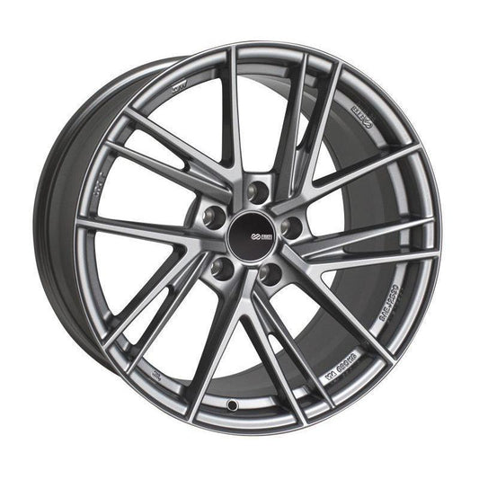 Enkei TD5 18x8.5 +25mm 5x114.3 72.6 - Storm Gray (508-885-6525GR)-enk508-885-6525GR-508-885-6525GR-Wheels-Enkei-18x8.5-+25mm-5x114.3-JDMuscle