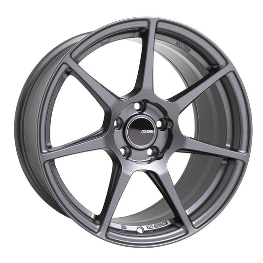 Enkei TFR 17x9 +40mm 5x114.3 72.6 - Matte Gunmetal (516-790-6540GM)-enk516-790-6540GM-516-790-6540GM-Wheels-Enkei-17x9-+40mm-5x114.3-JDMuscle