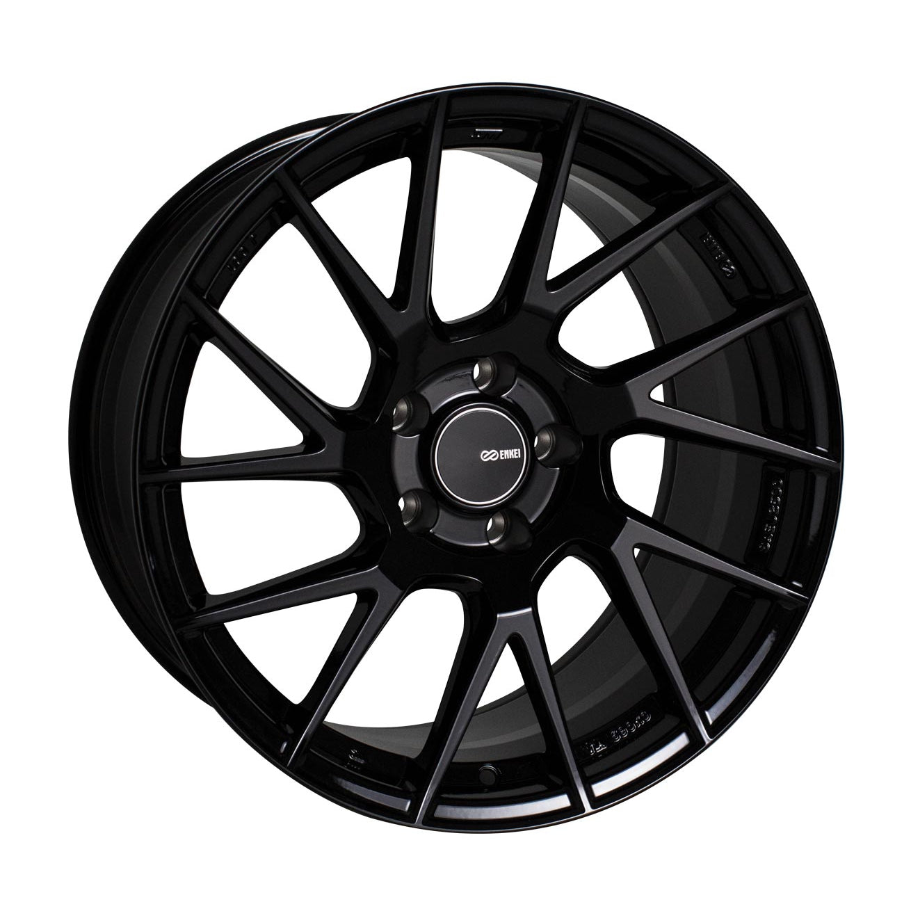 Enkei TM7 17x8 +35mm 5x114.3 72.6 - Black Paint (507-780-6535BK)-enk507-780-6535BK-507-780-6535BK-Wheels-Enkei-17x8-+35mm-5x114.3-JDMuscle