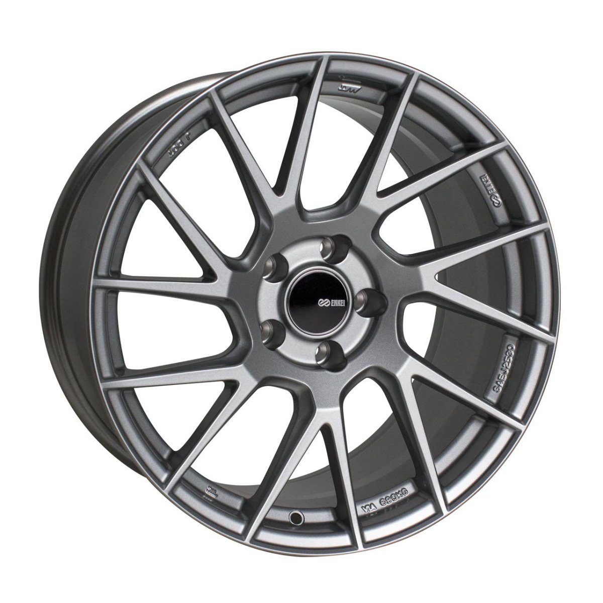 Enkei TM7 17x9 +45mm 5x114.3 72.6 - Storm Gray | 507-790-6545GR - JDMuscleWheelsenk507-790-6545GR17x9+45mm5x114.3