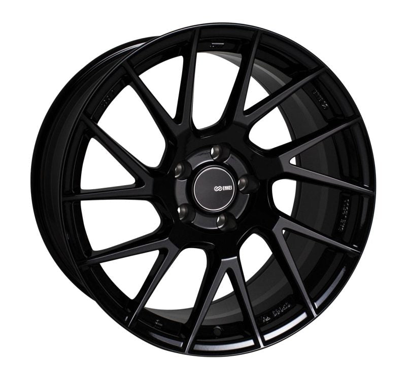 Enkei TM7 17x9 5x114.3 35mm Offset 72.60 Bore Black Wheel - JDMuscleNon - Categorizedenk507-790-6535BK