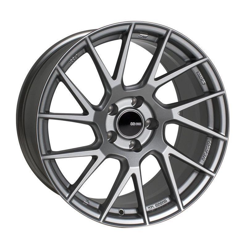 Enkei TM7 18x8 +45mm 5x112 72.6 - Storm Gray (507-880-4445GR)-enk507-880-4445GR-507-880-4445GR-Wheels-Enkei-18x8-+45mm-5x112-JDMuscle