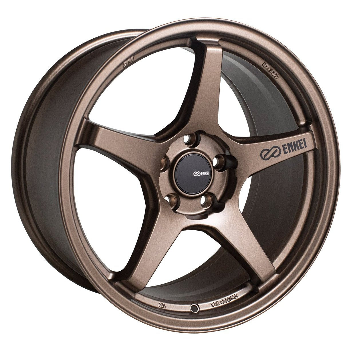 Enkei TS-5 17x8 +40mm 5x114.3 72.6 - Bronze (521-780-6540ZP)-enk521-780-6540ZP-521-780-6540ZP-Wheels-Enkei-17x8-+40mm-5x114.3-JDMuscle