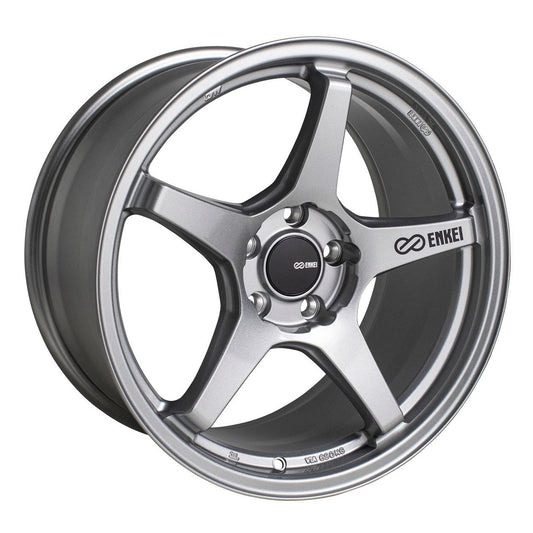 Enkei TS-5 17x8 +40mm 5x114.3 72.6 - Storm Grey (521-780-6540GR)-enk521-780-6540GR-521-780-6540GR-Wheels-Enkei-17x8-+40mm-5x114.3-JDMuscle