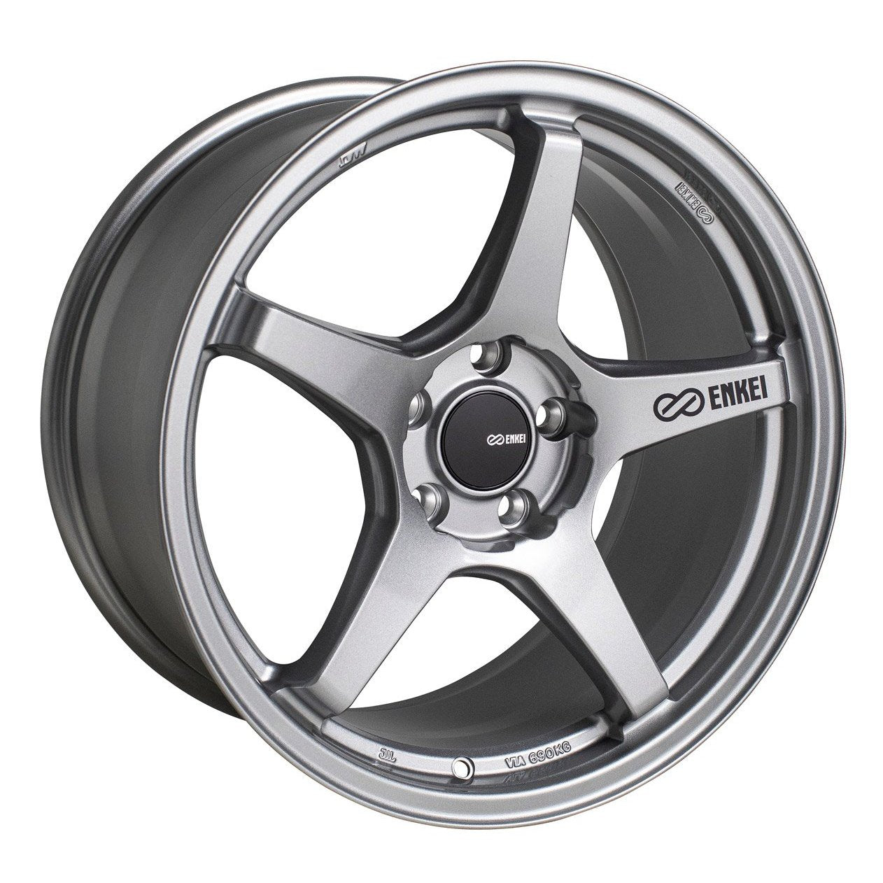 Enkei TS-5 17x8 +45mm 5x100 72.6 - Storm Grey (521-780-8045GR)-enk521-780-8045GR-521-780-8045GR-Wheels-Enkei-17x8-+45mm-5x100-JDMuscle