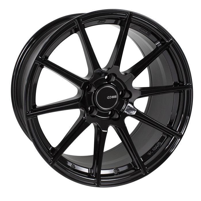 Enkei TS10 18x8 +45mm 5x100 72.6 - Gloss Black (499-880-8045BK)-enk499-880-8045BK-499-880-8045BK-Wheels-Enkei-18x8-+45mm-5x100-JDMuscle