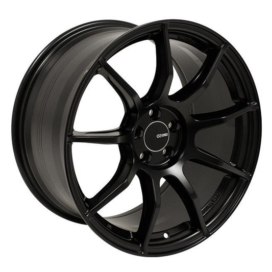 Enkei TS9 17x8 +45mm 5x100 72.6 - Black Paint (492-780-8045BK)-enk492-780-8045BK-492-780-8045BK-Wheels-Enkei-17x8-+45mm-5x100-JDMuscle