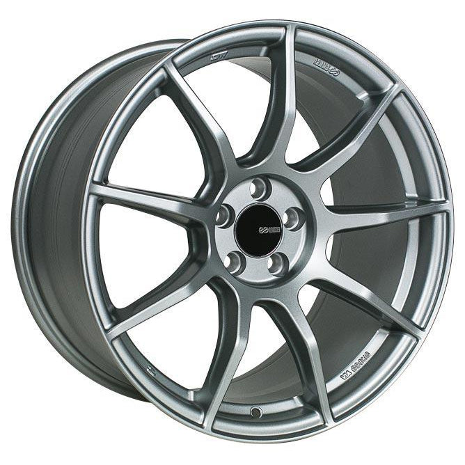 Enkei TS9 18x8 +45mm 5x112 72.6 - Platinum Gray (492-880-4445GR)-enk492-880-4445GR-492-880-4445GR-Wheels-Enkei-18x8-+45mm-5x112-JDMuscle