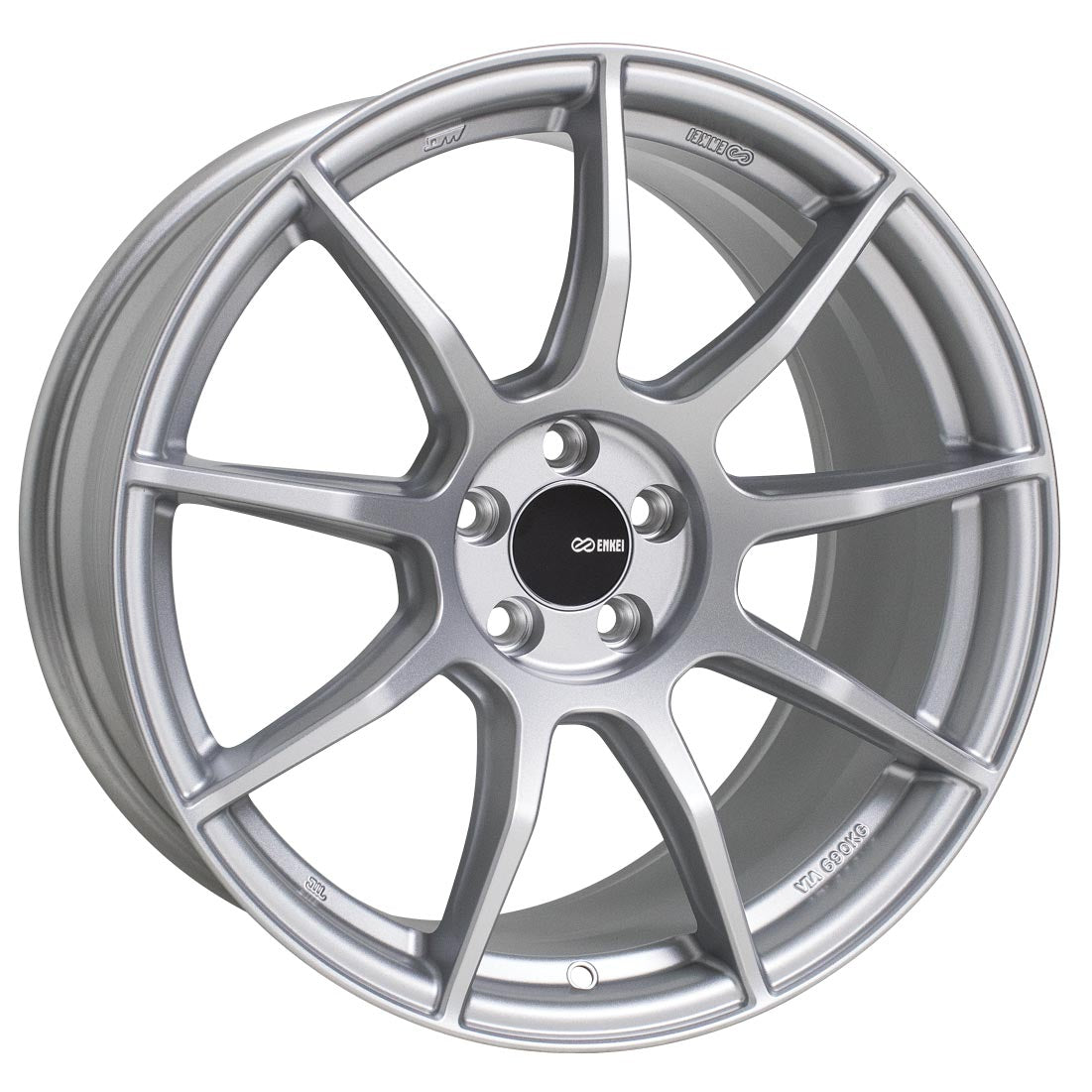 Enkei TS9 18x9.5 +30mm 5x114.3 72.6 - Silver Paint (492-895-6530SP)-enk492-895-6530SP-492-895-6530SP-Wheels-Enkei-18x9.5-+30mm-5x114.3-JDMuscle