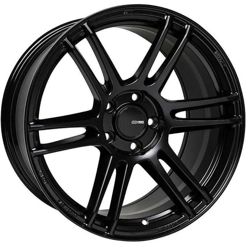 Enkei TSR - 6 18x9.5 5x114.3 45mm Offset 72.6mm Bore Matte Black Wheel - JDMuscleNon - Categorizedenk530-895-8045BK