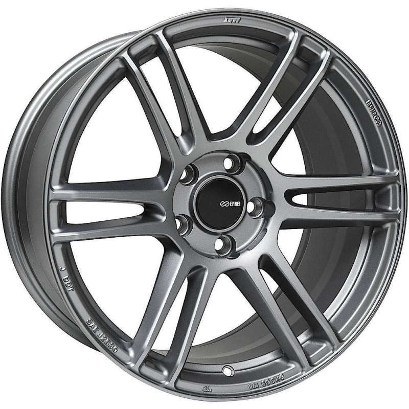Enkei TSR - 6 18x9.5 5x114.3 45mm Offset 72.6mm Bore Titanium Gray Wheel - JDMuscleNon - Categorizedenk530-895-8045GR
