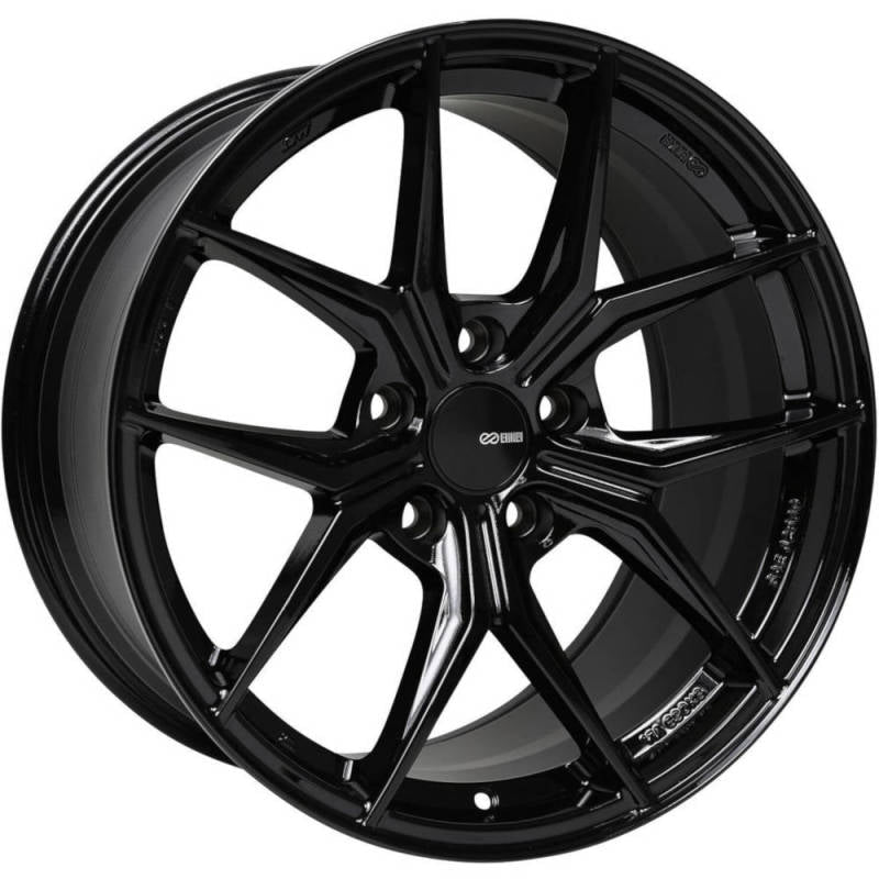 Enkei TSR - X 20x8.5 40mm Offset 5x120 BP 72.6mm Bore Gloss Black Wheel - JDMuscleNon - Categorizedenk529-285-1240BK