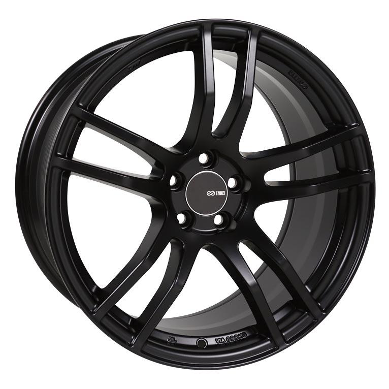 Enkei TX5 17x8 +35mm 5x114.3 72.6 - Black Paint (491-780-6535BK)-enk491-780-6535BK-491-780-6535BK-Wheels-Enkei-17x8-+35mm-5x114.3-JDMuscle