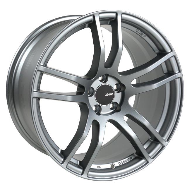 Enkei TX5 17x9 +45mm 5x114.3 72.6 - Platinum Gray | 491-790-6545GR - JDMuscleWheelsenk491-790-6545GR17x9+45mm5x114.3