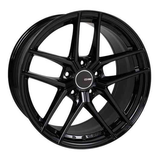 Enkei TY5 18x8 +45mm 5x112 72.6 - Pearl Black (498-880-4445MBM)-enk498-880-4445MBM-498-880-4445MBM-Wheels-Enkei-18x8-+45mm-5x112-JDMuscle