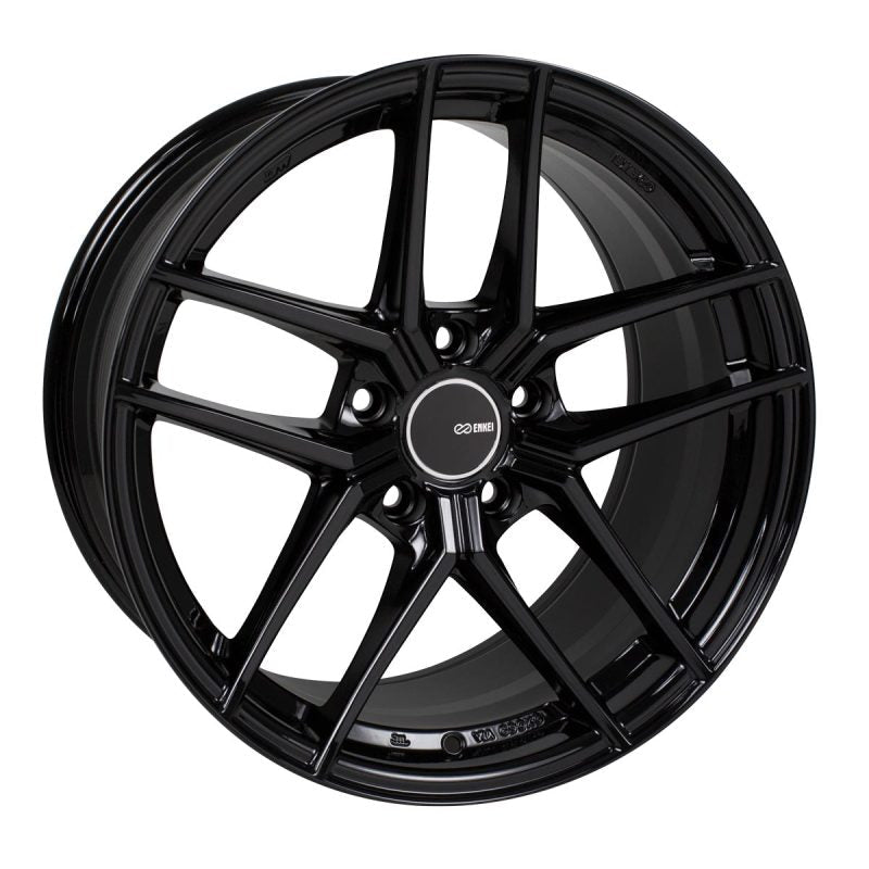 Enkei TY5 18x9.5 5x114.3 35mm Offset 72.6mm Bore Black Wheel - JDMuscleNon - Categorizedenk498-895-6535BK