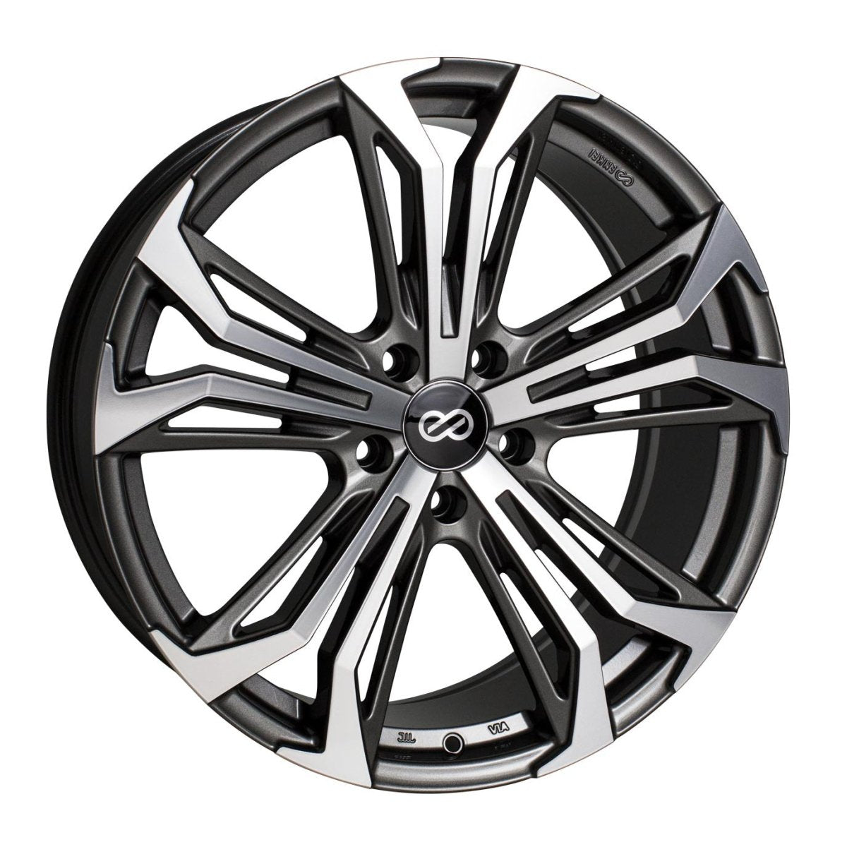 Enkei VORTEX5 18x8 +40mm 5x120 72.6 - Antrhracite Mach | 510-880-1240AM - JDMuscleWheelsenk510-880-1240AM18x8+40mm5x120