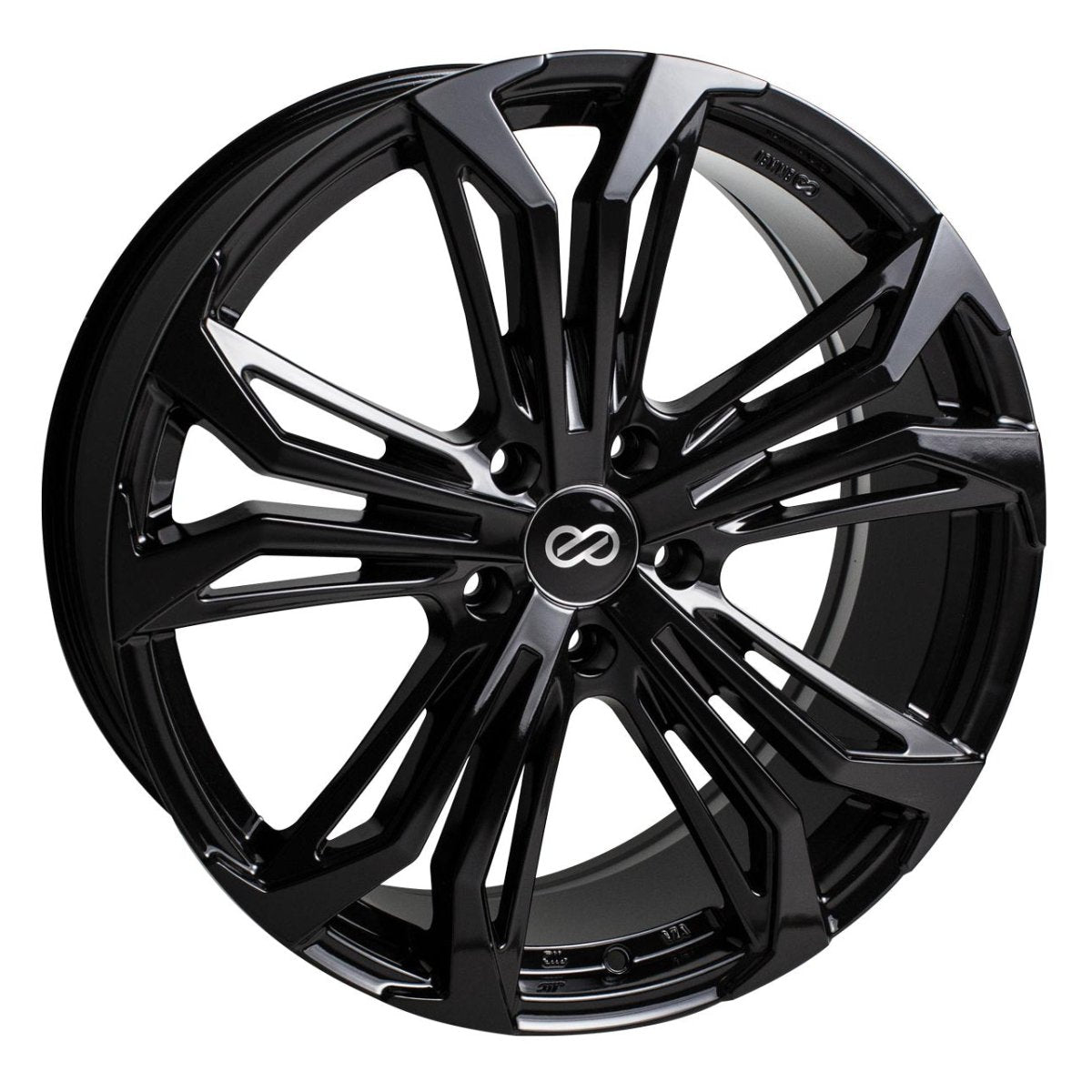 Enkei VORTEX5 20x8.5 +38mm 5x114.3 72.6 - Black Paint | 510-285-6538BK - JDMuscleWheelsenk510-285-6538BK20x8.5+38mm5x114.3