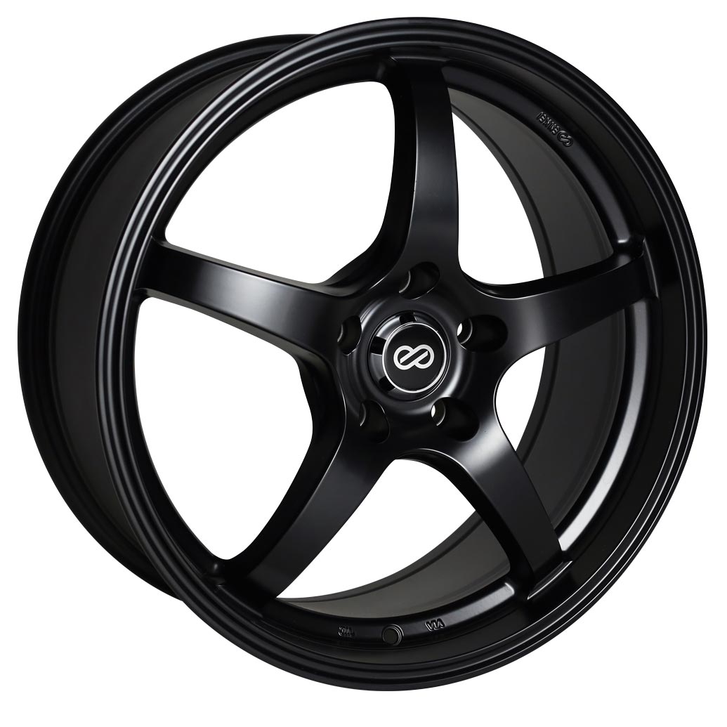 Enkei VR5 17x8 +38mm 5x108 72.6 - Black Paint (487-780-3138BK)-enk487-780-3138BK-487-780-3138BK-Wheels-Enkei-17x8-+38mm-5x108-JDMuscle