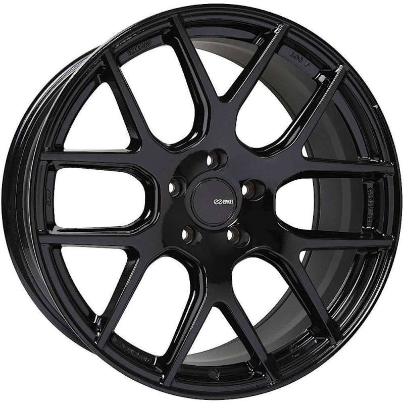 Enkei XM - 6 17x7.5 5x100 45mm Offset 72.6mm Bore Gloss Black Wheel - JDMuscleNon - Categorizedenk531-775-8045BK