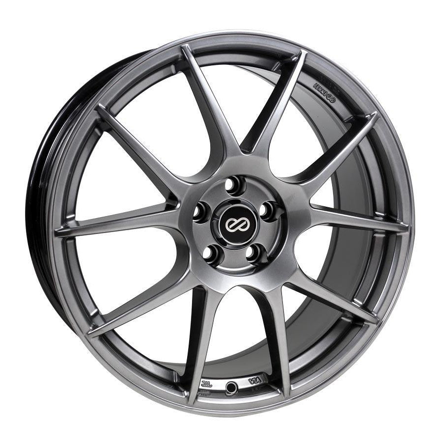 Enkei YS5 18x8 +45mm 5x108 72.6 - Hyper Black (494-880-3145HB)-enk494-880-3145HB-494-880-3145HB-Wheels-Enkei-18x8-+45mm-5x108-JDMuscle