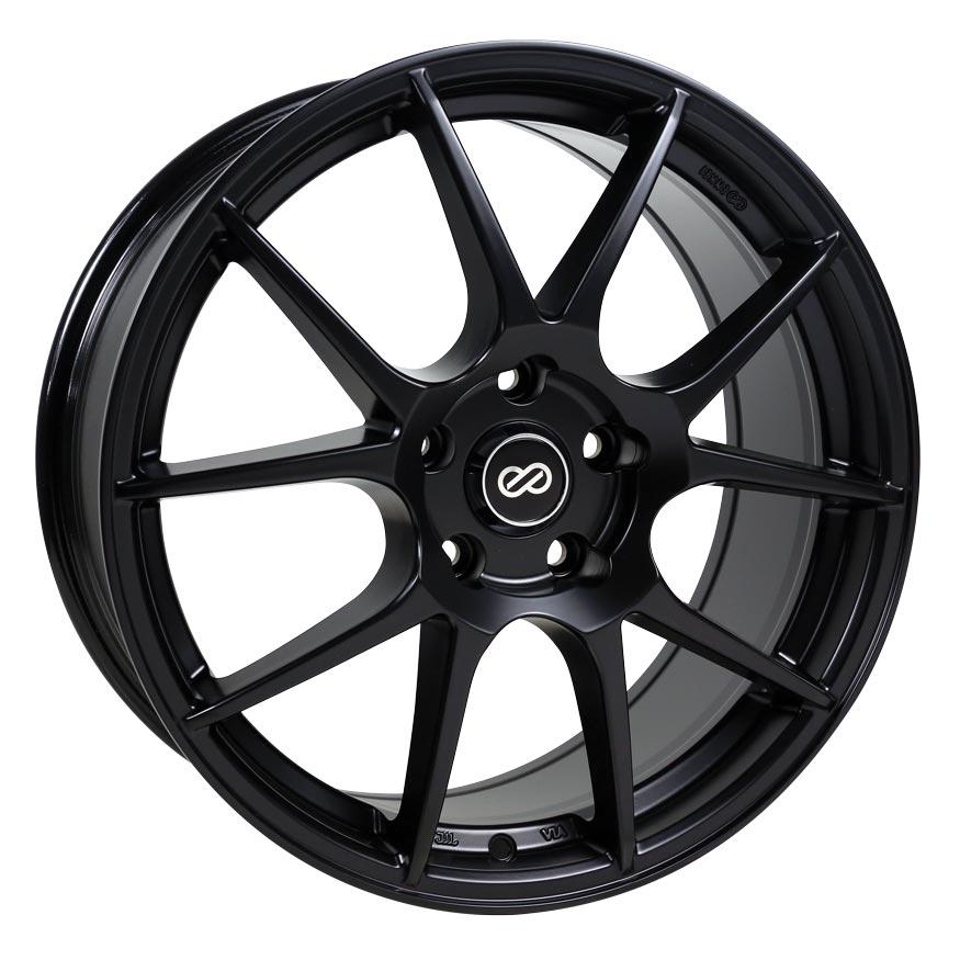 Enkei YS5 18x8 +50mm 5x114.3 72.6 - Black Paint (494-880-6550BK)-enk494-880-6550BK-494-880-6550BK-Wheels-Enkei-18x8-+50mm-5x114.3-JDMuscle