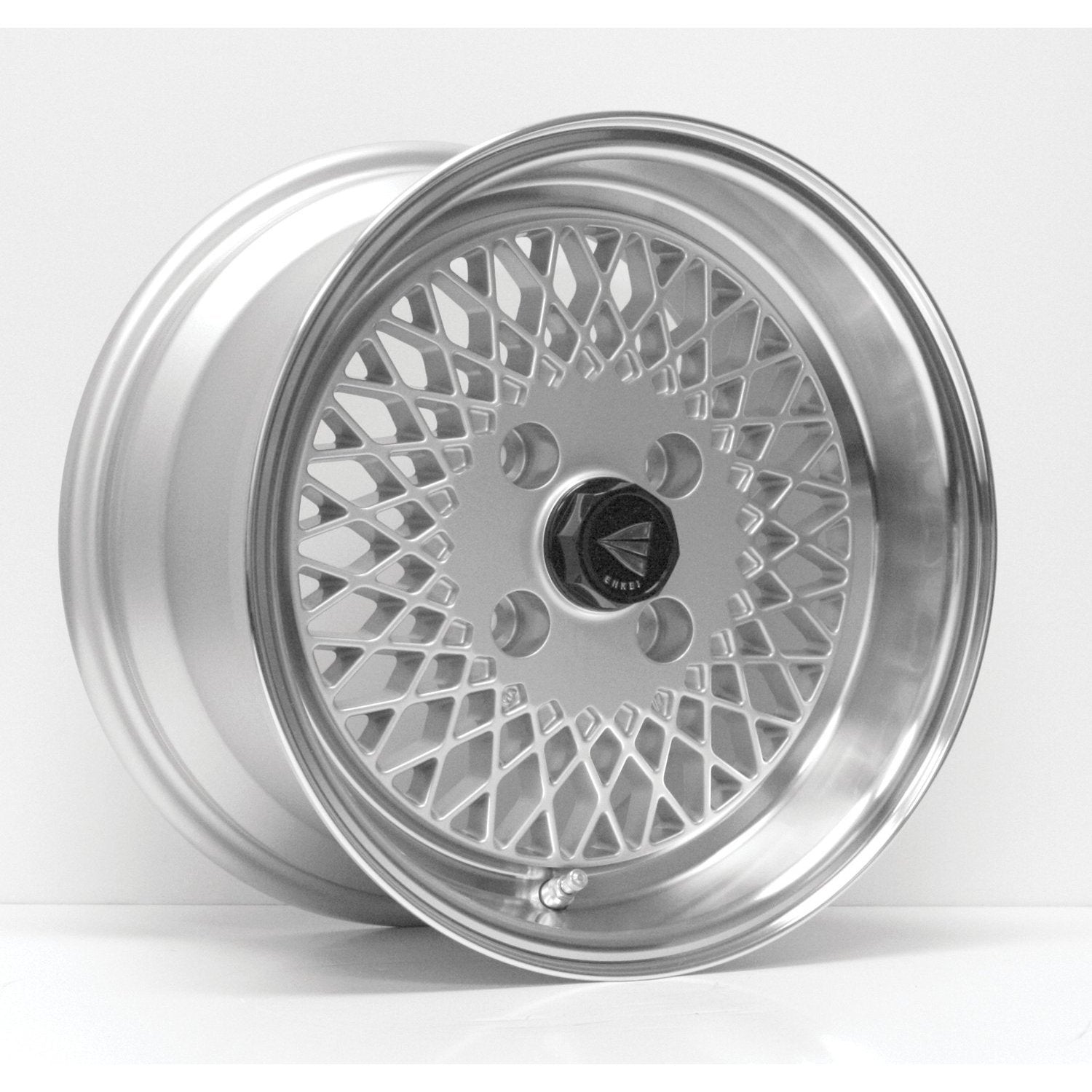 Enkei ENKEI92 15x8 +25mm 4x100 72.6 - Silver Paint (465-580-4925SP)-enk465-580-4925SP-465-580-4925SP-Wheels-Enkei-15x8-+25mm-4x100-JDMuscle