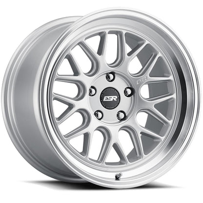 ESR Wheels CR1 Hyper Silver - JDMuscleWheels88550030 CR01HS-ML18x8.5 +30 5x100 72.6