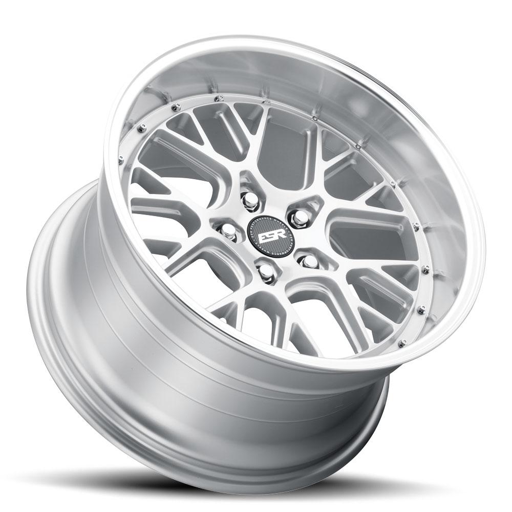 ESR Wheels CS11 Hyper Silver - JDMuscleWheels88551235 CS11HS-ML18x8.5 +35 5x112 66.6