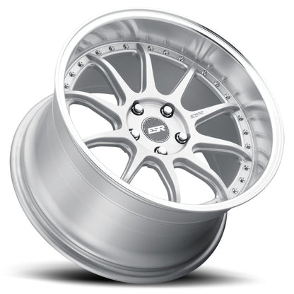 ESR Wheels CS12 Hyper Silver - JDMuscleWheels88550030 CS12HS-ML18x8.5 +30 5x100 72.6