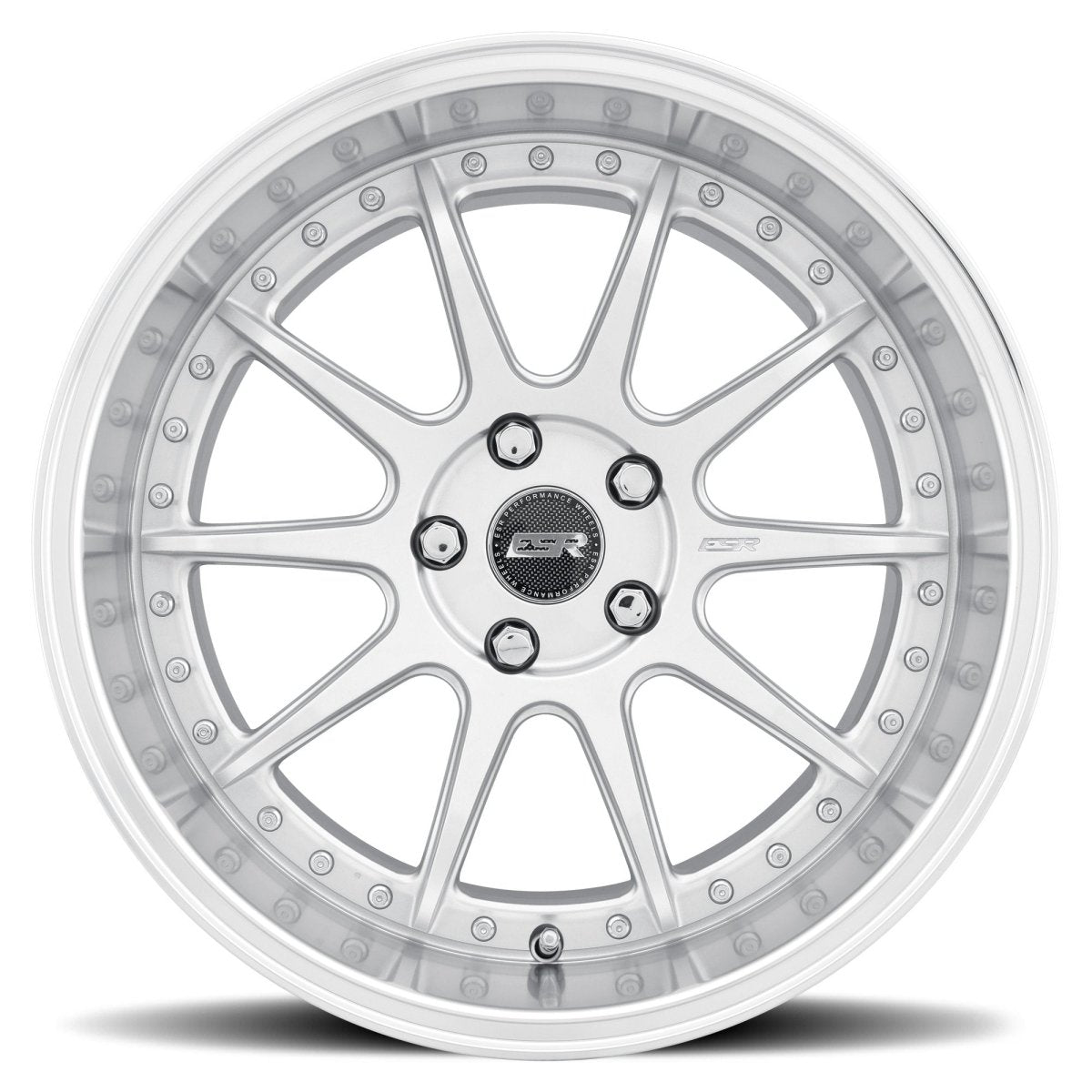 ESR Wheels CS12 Hyper Silver - JDMuscleWheels88550030 CS12HS-ML18x8.5 +30 5x100 72.6