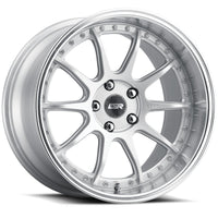 ESR Wheels CS12 Hyper Silver - JDMuscleWheels88550030 CS12HS-ML18x8.5 +30 5x100 72.6