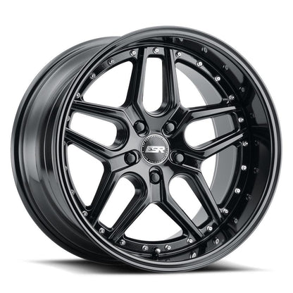 ESR Wheels CS15 Gloss Black - JDMuscleWheels88551235 CS15GBLK18x8.5 +35 5x112 66.6