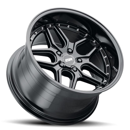 ESR Wheels CS15 Gloss Black - JDMuscleWheels88551235 CS15GBLK18x8.5 +35 5x112 66.6