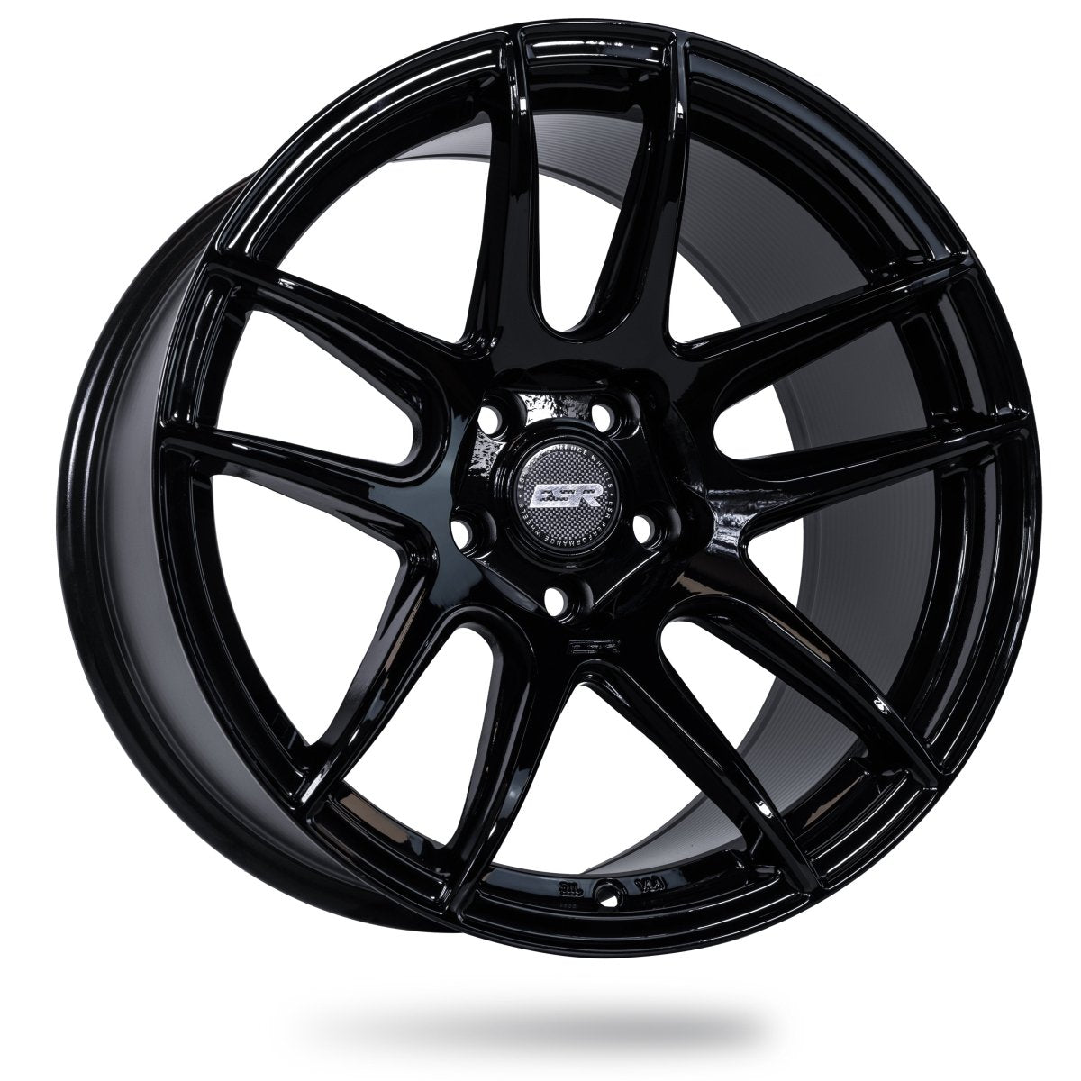 ESR Wheels CS8 Gloss Black - JDMuscleWheels88550030 CS8GBLK18x8.5 +30 5x100 72.6