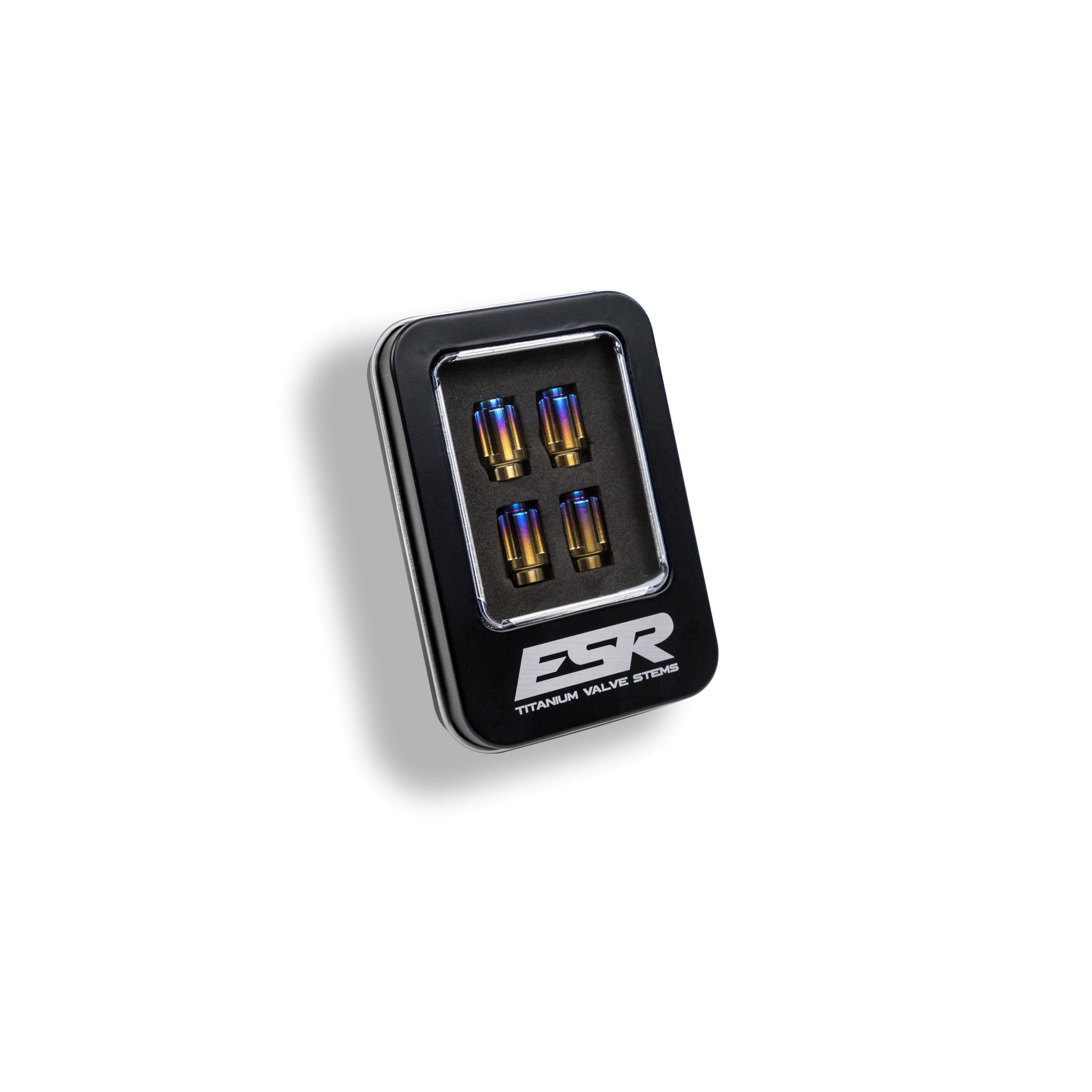 ESR Wheels *NEW* Spline Titanium Valve Stem Caps-Center Caps-ESR Wheels-JDMuscle