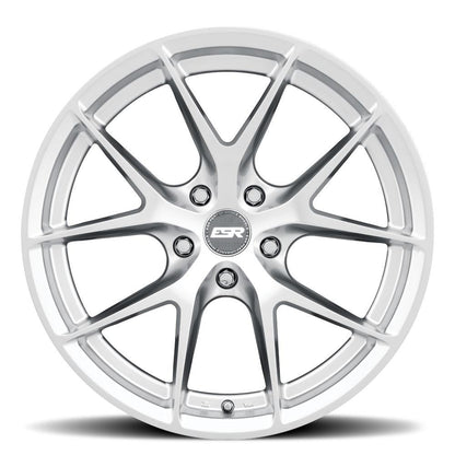 ESR Wheels RF2 Hyper Silver - JDMuscleWheels88550030 RF2HS18x8.5 5x100 +30 73.1