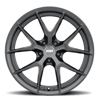ESR Wheels RF2 Matte Black - JDMuscleWheels88551430 RF2MBLK18x8.5 5x114.3 +30 73.1