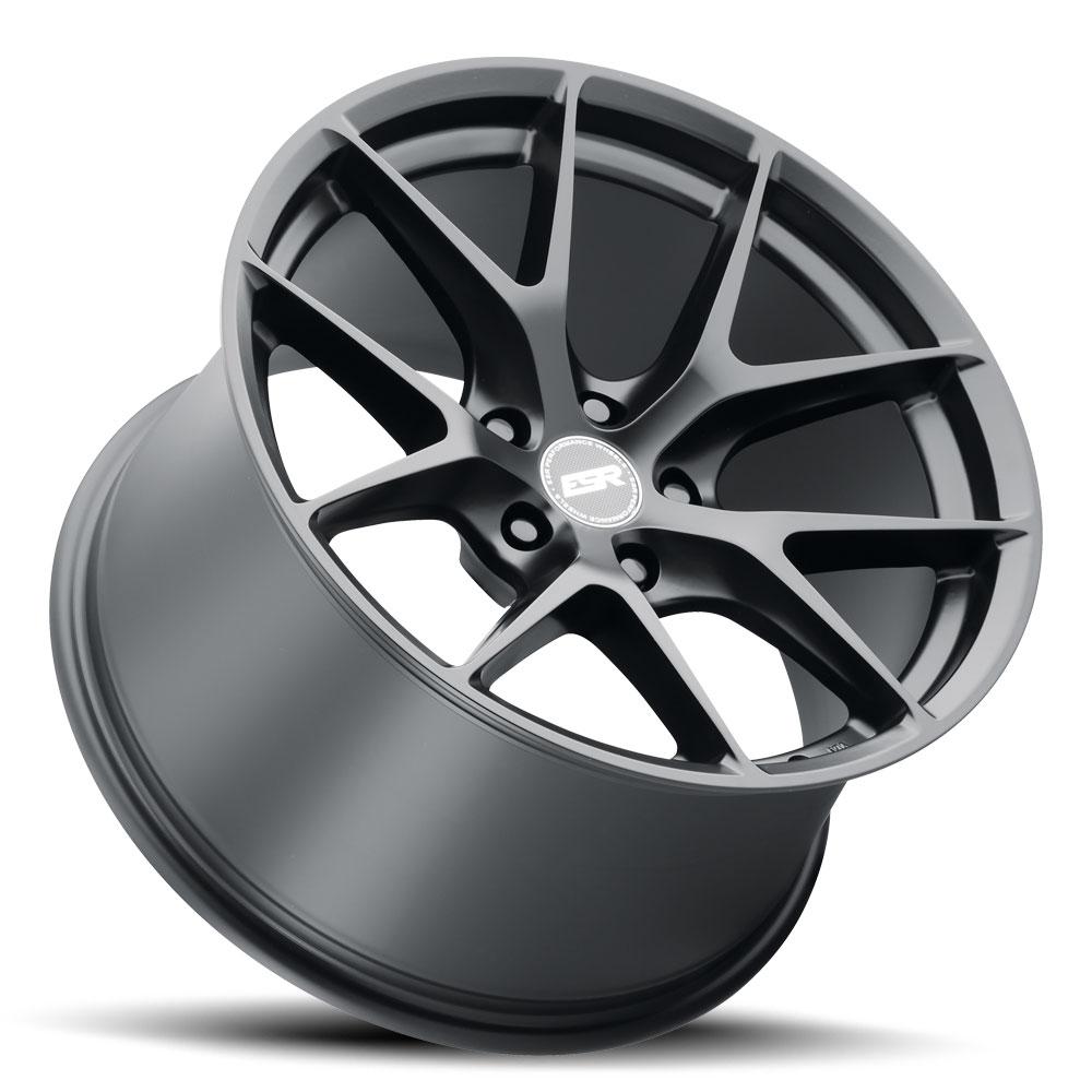 ESR Wheels RF2 Matte Black - JDMuscleWheels88551430 RF2MBLK18x8.5 5x114.3 +30 73.1
