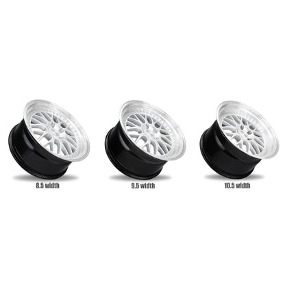 ESR Wheels SR01 Gloss Black - JDMuscleWheels88550030 SR01GBLK18x8.5 5x100 +30 73.1