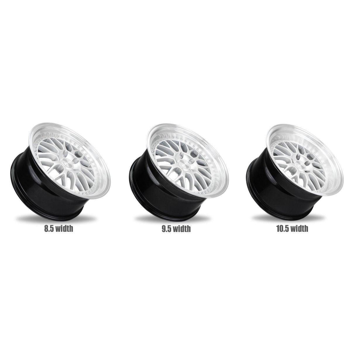 ESR Wheels SR01 Gloss White - JDMuscleWheels88550030 SR01WHT-ML18x8.5 5x100 +30 73.1