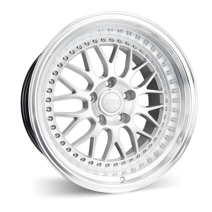 ESR Wheels SR01 Hyper Silver - JDMuscleWheels88550030 SR01HS-ML18x8.5 5x100 +30 73.1