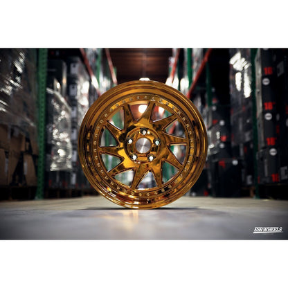 ESR Wheels SR09 VACUUM GOLD CHROME-Wheels-ESR Wheels-JDMuscle