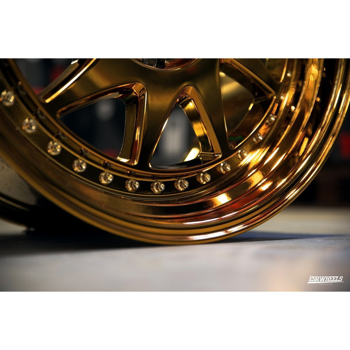 ESR Wheels SR09 VACUUM GOLD CHROME-Wheels-ESR Wheels-JDMuscle