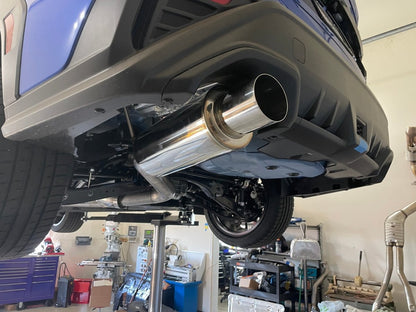 ETS [22 - 26 WRX] Single Exit Catback Conversion - JDMuscleCat Back Exhaust SystemETS200-60-EXH-058-COVStainless Steel