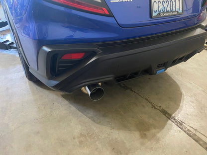 ETS [22 - 26 WRX] Single Exit Catback Conversion - JDMuscleCat Back Exhaust SystemETS200-60-EXH-058-COVStainless Steel